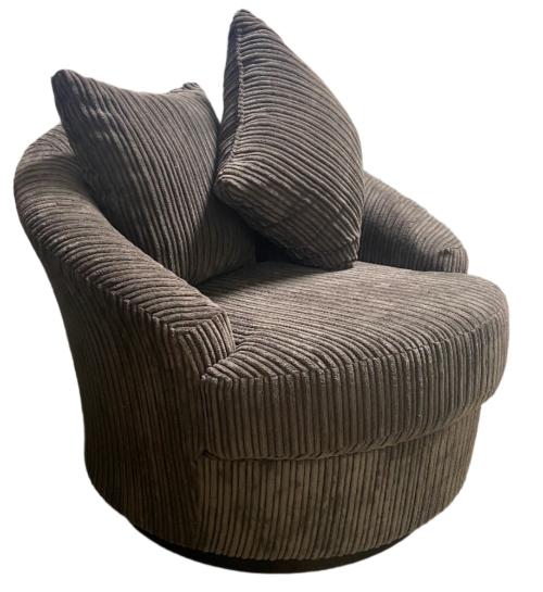 Alanna Swivel Barrel Chair (Closeout Fabric)