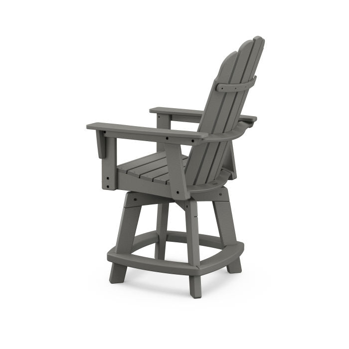 Vineyard Curveback Adirondack Counter and Swivel Chair