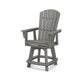 Nautical Curveback Adirondack Side and Swivel Counter Chair