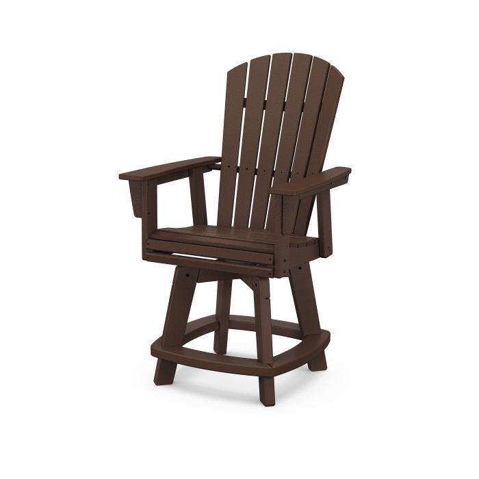 Nautical Curveback Adirondack Side and Swivel Counter Chair