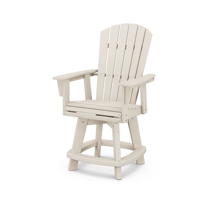 Nautical Curveback Adirondack Side and Swivel Counter Chair