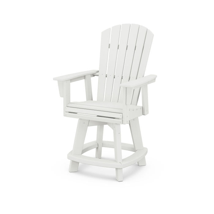 Nautical Curveback Adirondack Side and Swivel Counter Chair