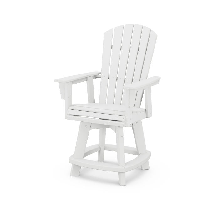 Nautical Curveback Adirondack Side and Swivel Counter Chair