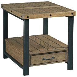 Workbench Rectangular End Table (Closeout Style)