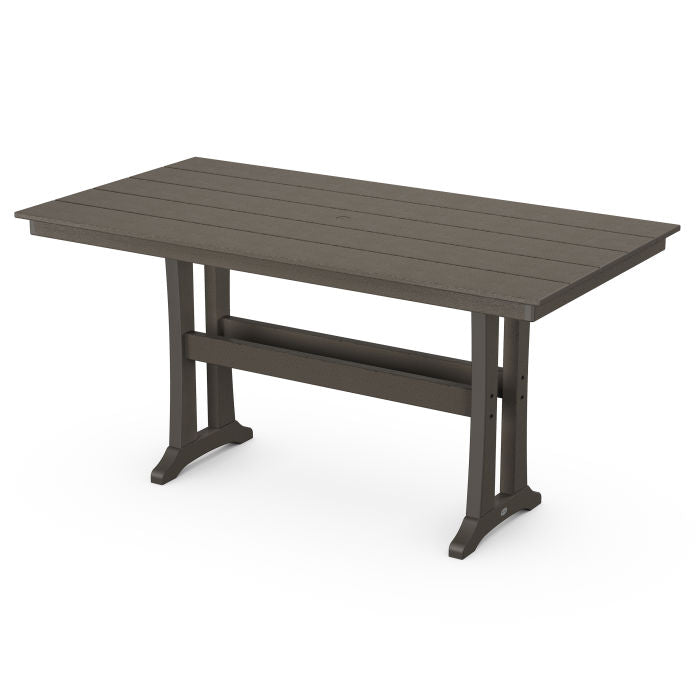 Farmhouse Trestle 37" x 72" and 38” x 96” Counter Table