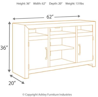 Sommerford Tv Stand W/Fireplace Option