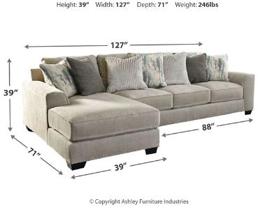 Ardsley 2-Piece Sectional with Chaise