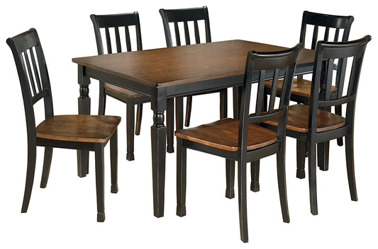 Ashley Express - Owingsville Dining Table and 6 Chairs