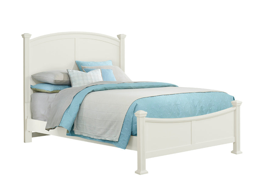 QUEEN & KING POSTER BED - WHITE FINISH