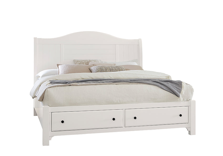 SLEIGH BED W/ STORAGE FOOTBOARD