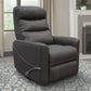 HERCULES - HAZE MANUAL SWIVEL GLIDER RECLINER