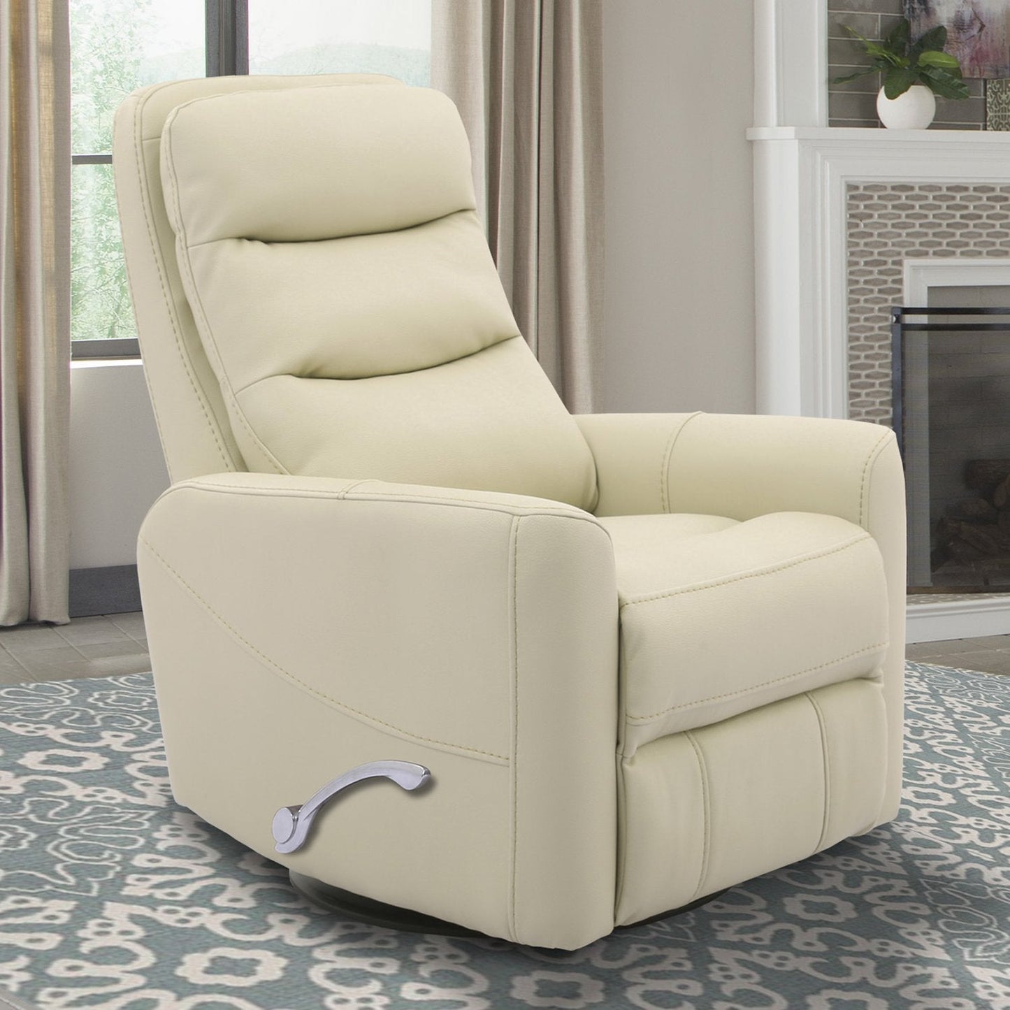 HERCULES - OYSTER MANUAL SWIVEL GLIDER RECLINER