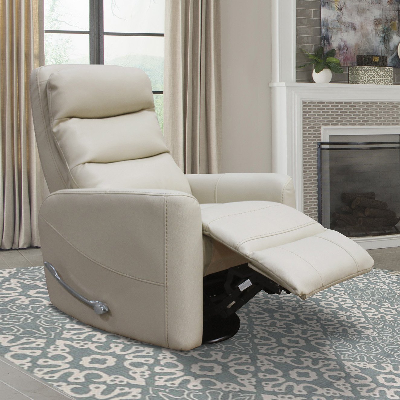 HERCULES - OYSTER MANUAL SWIVEL GLIDER RECLINER