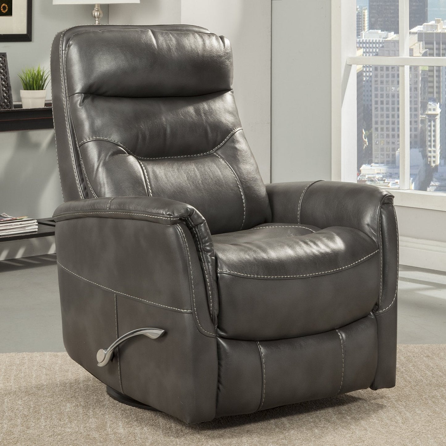 GEMINI - FLINT MANUAL SWIVEL GLIDER RECLINER