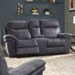 MASON - CHARCOAL POWER CONSOLE LOVESEAT