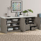 PURE MODERN CREDENZA WITH QUARTZ TOP