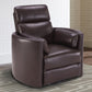 RADIUS - FLORENCE BURGUNDY - POWERED BY FREEMOTION POWER CORDLESS SWIVEL GLIDER RECLINER