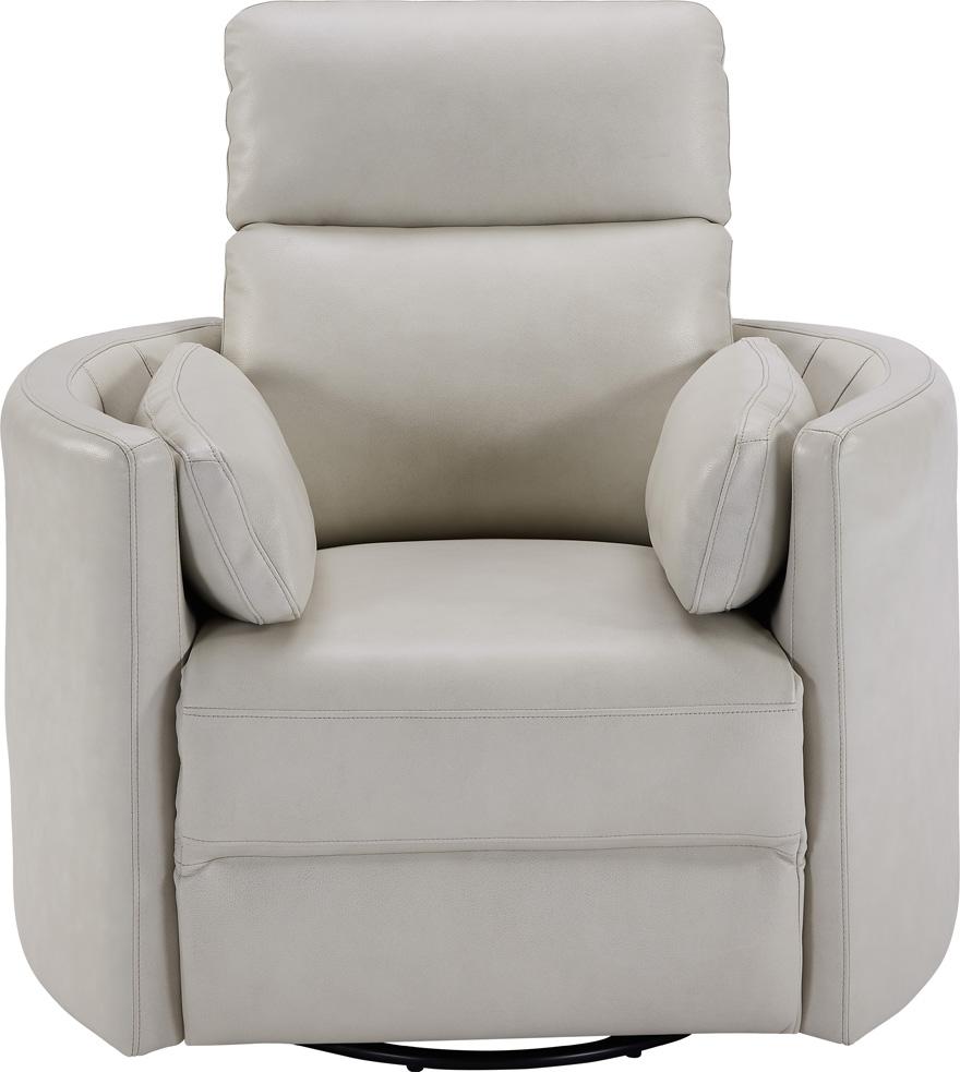 RADIUS - FLORENCE IVORY - POWERED BY FREEMOTION POWER CORDLESS SWIVEL GLIDER RECLINER