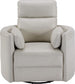 RADIUS - FLORENCE IVORY - POWERED BY FREEMOTION POWER CORDLESS SWIVEL GLIDER RECLINER