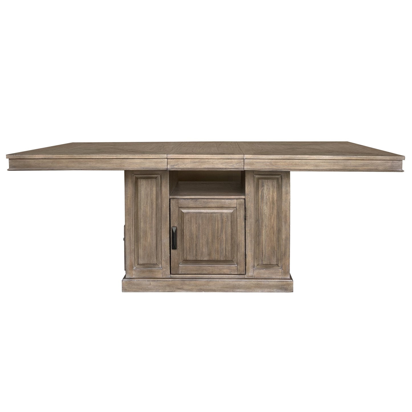 SUNDANCE - SANDSTONE ISLAND COUNTER HEIGHT TABLE 74 IN. X 42 IN. TO 92 IN, (18 IN BUTTERFLY LEAF) DINING