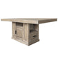 SUNDANCE - SANDSTONE ISLAND COUNTER HEIGHT TABLE 74 IN. X 42 IN. TO 92 IN, (18 IN BUTTERFLY LEAF) DINING