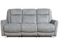 LINUS - HUDSON GREY POWER ZERO GRAVITY SOFA