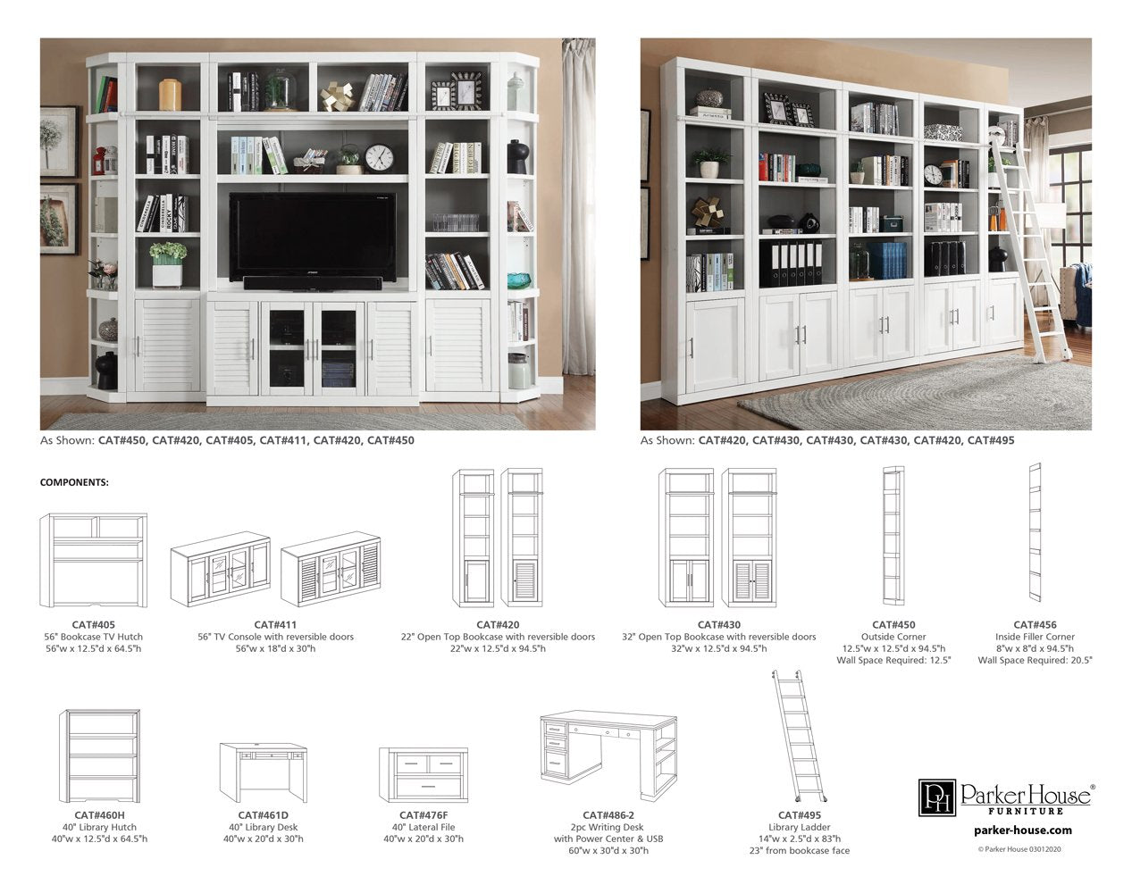 CATALINA 32 IN. OPEN TOP BOOKCASE