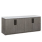 PURE MODERN CREDENZA WITH QUARTZ TOP