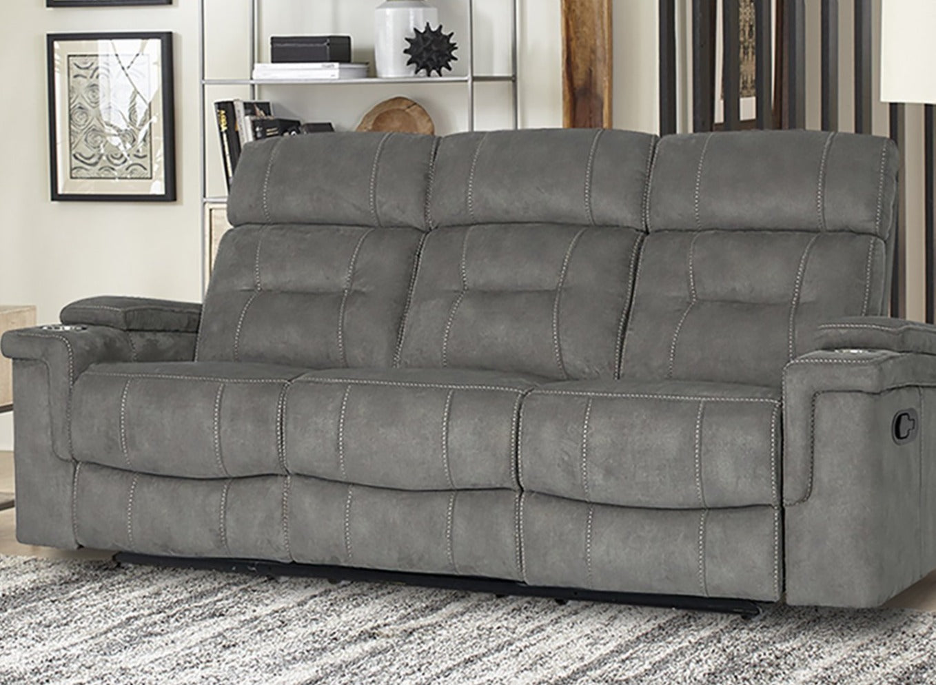 DIESEL MANUAL - COBRA GREY MANUAL SOFA