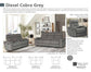 DIESEL MANUAL - COBRA GREY MANUAL SOFA