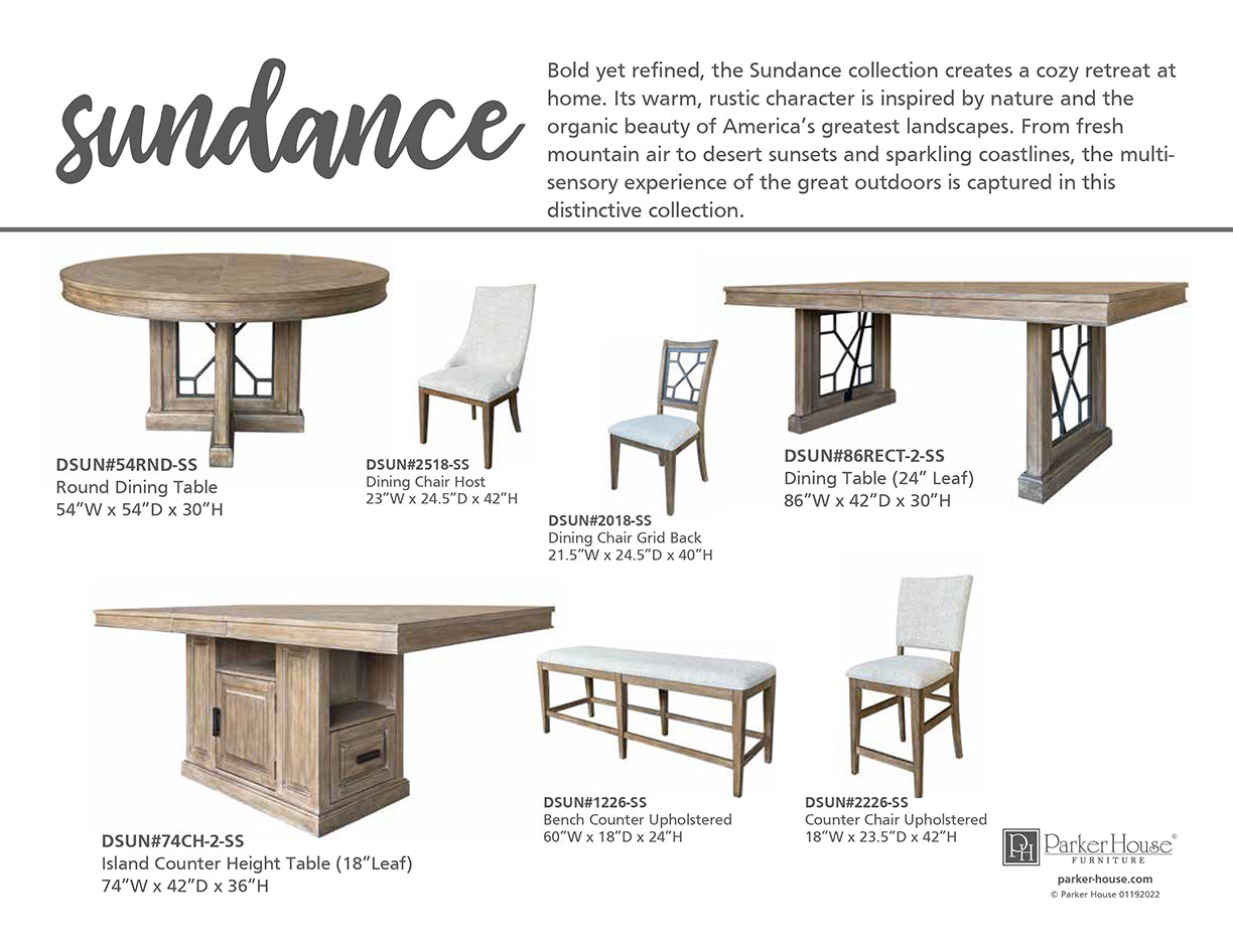 SUNDANCE DINING - SANDSTONE SWIVEL BAR STOOL DINING