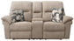 BRYANT - RUFFLES WICKER POWER CONSOLE LOVESEAT