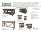 LODGE 76 IN. CONSOLE