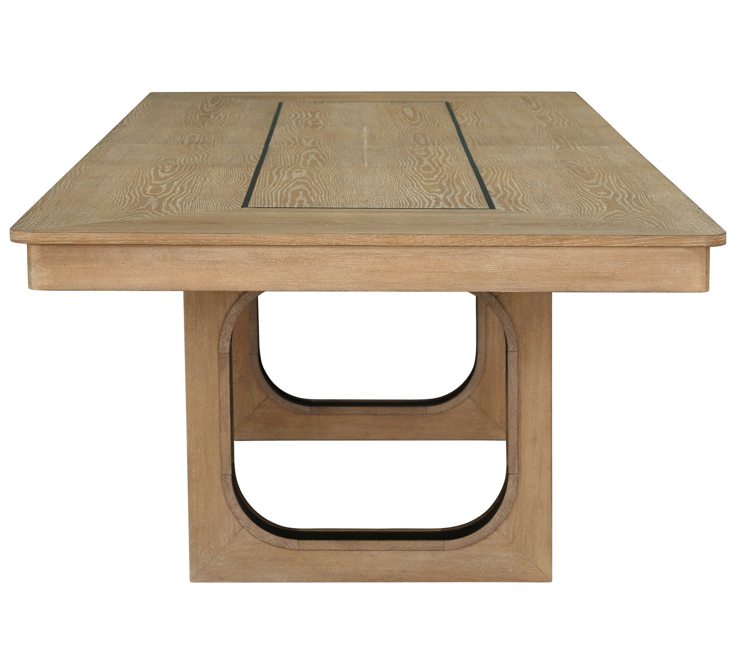 ESCAPE DINING 84" RECTANGULAR TABLE W/ 2X 18" LEAVES