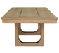 ESCAPE DINING 84" RECTANGULAR TABLE W/ 2X 18" LEAVES