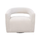 ORBIT - ELISE NATURAL OPEN BACK ACCENT SWIVEL CHAIR