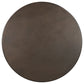 Oswego Round Bar Table Dark Russet and Antique Bronze