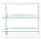 Prescott Rectangular Home Bar Table White High Gloss