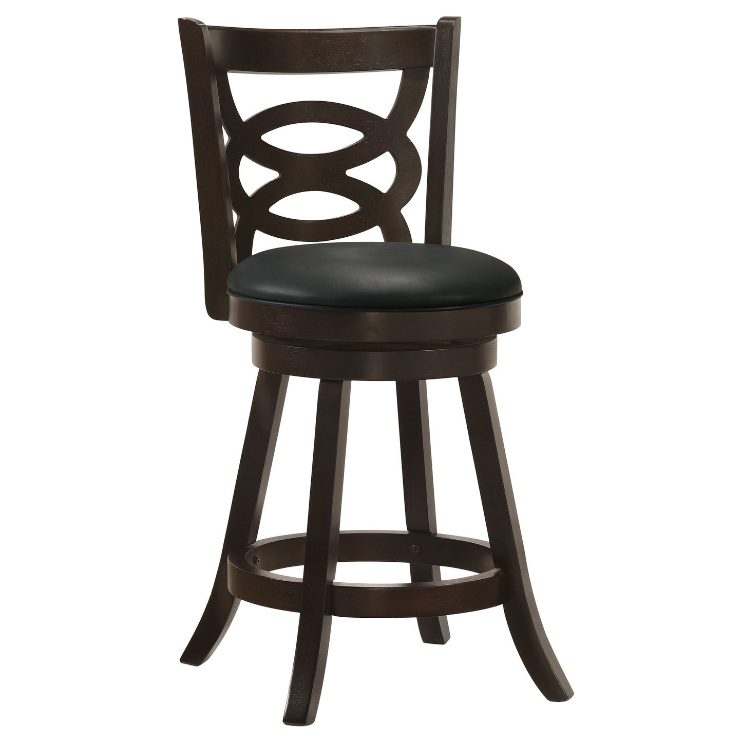 Calecita Wood Swivel Counter Stool Cappuccino (Set of 2)