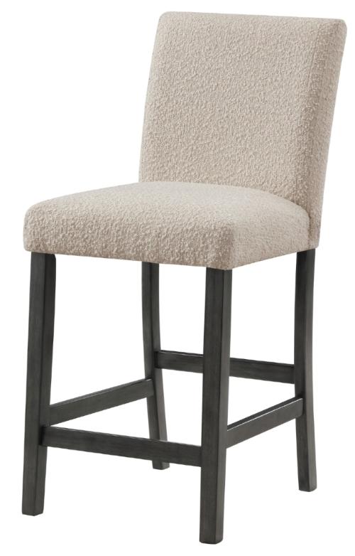 Alba Boucle Upholstered Counter Chair Beige (Set of 2)