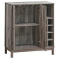 Cheyenne 2-door Home Bar Wine Cabinet Weathered Acacia