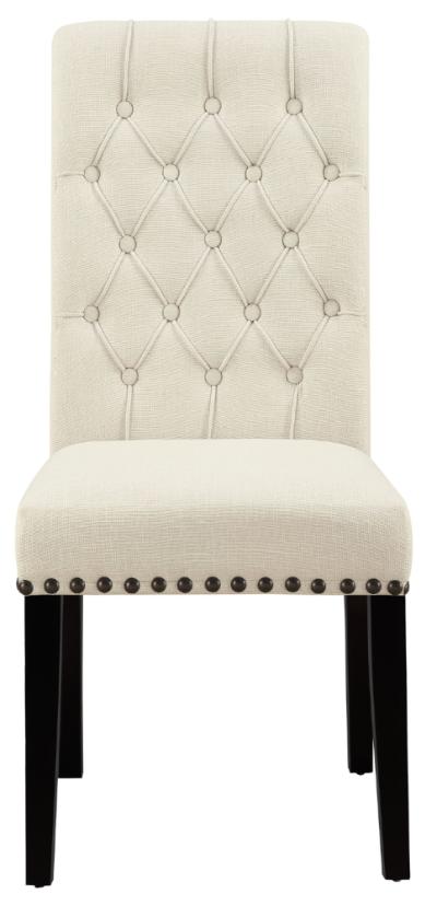 Alana Tufted Back Upholstered Side Chairs Beige (Set of 2)