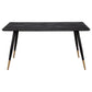 Zetta Rectangular 60-inch Wood Dining Table Black