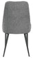 Alan Fabric Upholstered Dining Side Chair Grey (Set of 2)