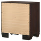 Kauffman 2-drawer Nightstand Dark Cocoa