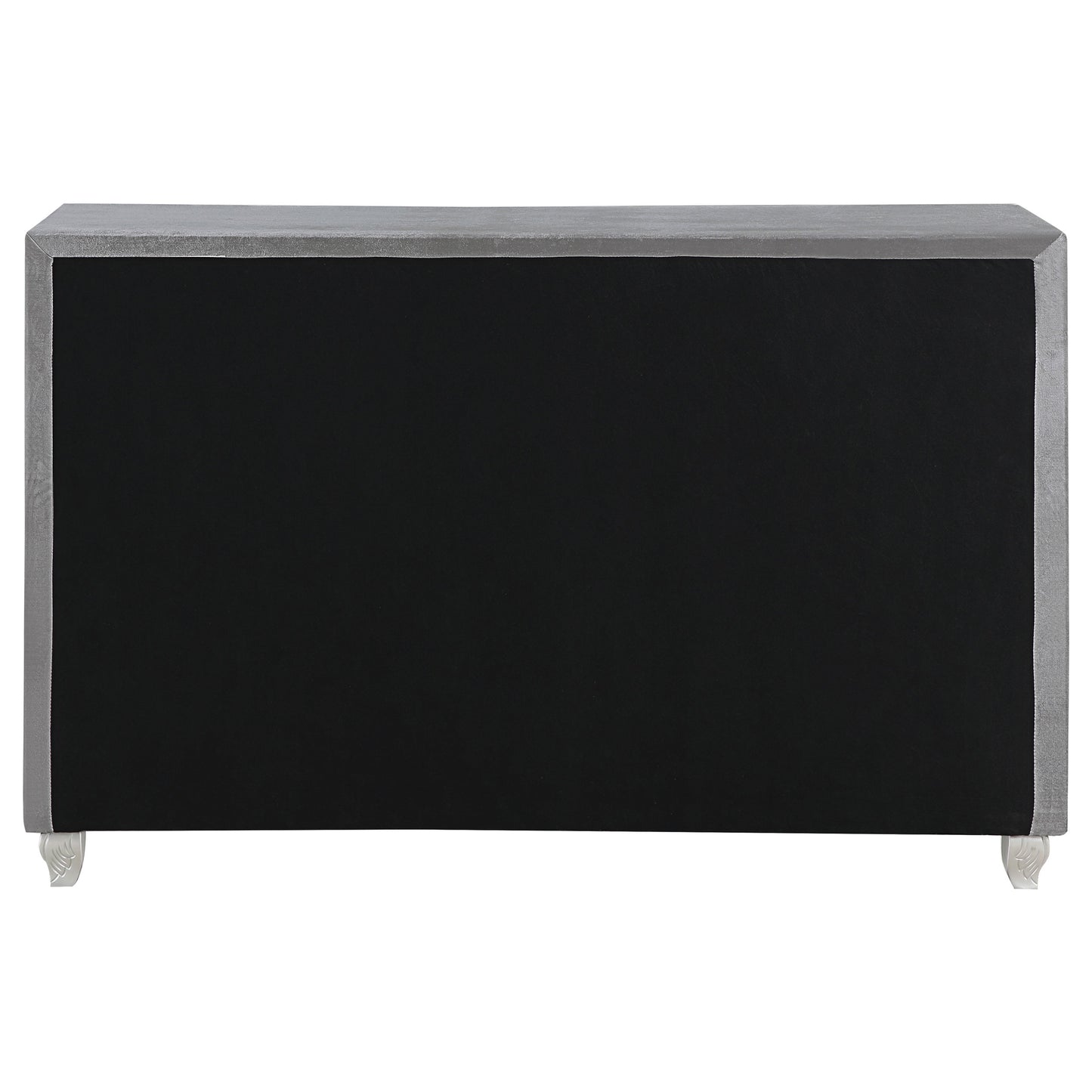 Deanna 7-drawer Upholstered Dresser Grey