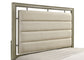 Giselle Wood Eastern King Panel Bed Rustic Beige