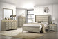 Giselle 5-piece California King Bedroom Set Rustic Beige