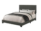 Boyd Upholstered California King Panel Bed Charcoal