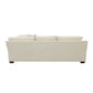 Aria Upholstered Track Arm Sectional Sofa Oatmeal